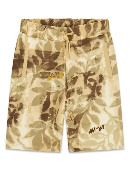 Guess Szorty sportowe L6GD00 KA6R4 Khaki Regular Fit