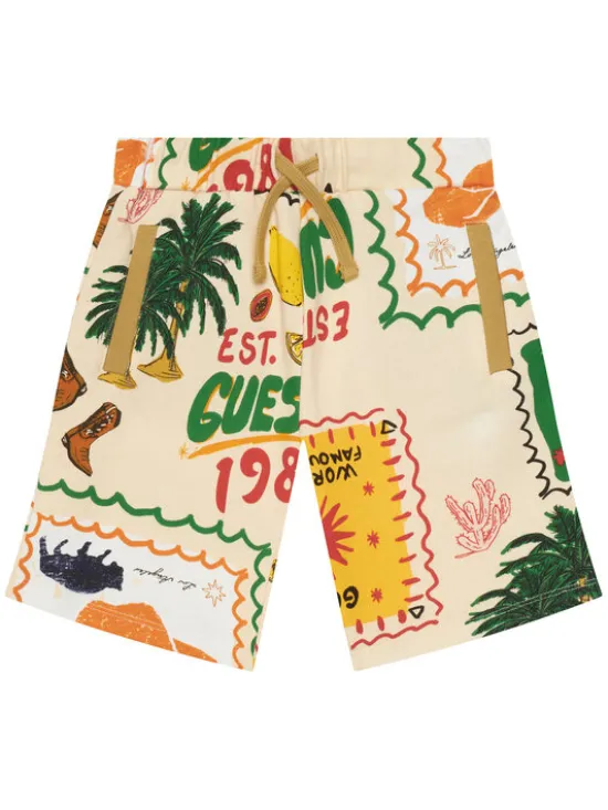 Guess Szorty sportowe L6GD09 KA6R4 Kolorowy Regular Fit