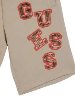 Guess Szorty sportowe L6GD02 KA6R4 Beżowy Regular Fit