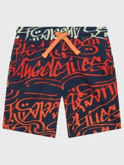 Guess Szorty sportowe N3GD00 KA6R3 Kolorowy Regular Fit