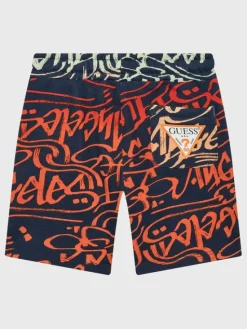 Guess Szorty sportowe N3GD00 KA6R3 Kolorowy Regular Fit