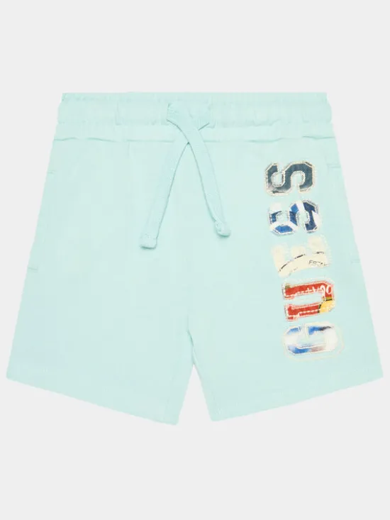 Guess Szorty sportowe N4GD04 KA6R3 Niebieski Relaxed Fit