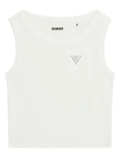 Guess Top J6GI36 K8RT2 Biały Slim Fit