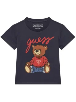 Guess T-Shirt H4BT01 I3Z14 Granatowy Regular Fit
