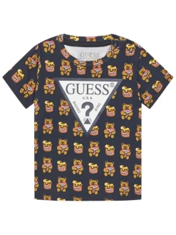 Guess T-Shirt H1YT00 K6YW1 Czarny Regular Fit
