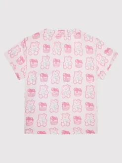 Guess T-Shirt H1YT00 K6YW1 Różowy Regular Fit