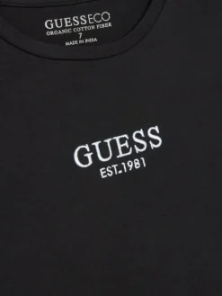 Guess T-Shirt J4BI34 J1314 Czarny Boxy Fit