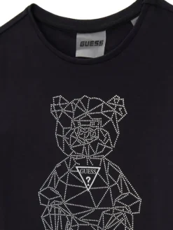 Guess T-Shirt J6GI41 J1314 Czarny Relaxed Fit