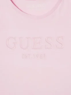 Guess T-Shirt J6GI17 K8HM4 Różowy Regular Fit