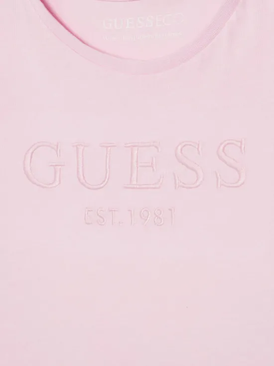 Guess T-Shirt J6GI17 K8HM4 Różowy Regular Fit
