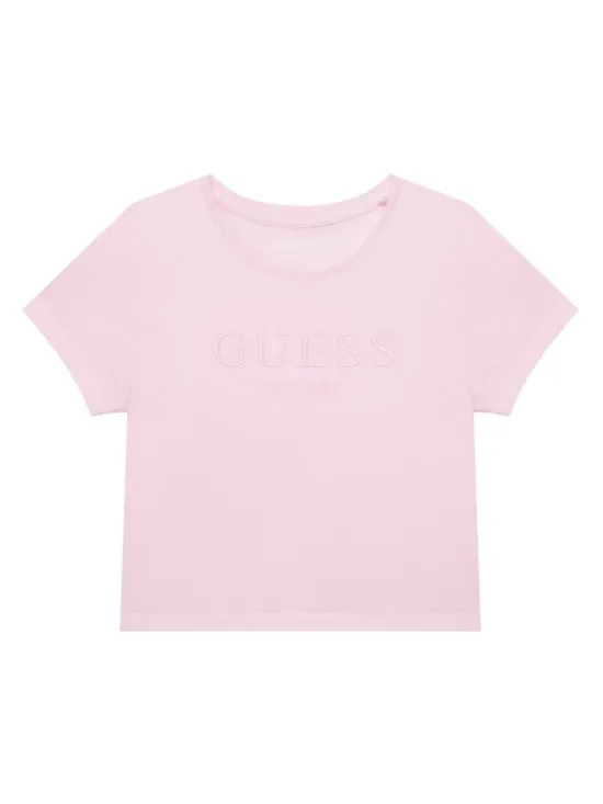 Guess T-Shirt J6GI17 K8HM4 Różowy Regular Fit