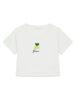 Guess T-Shirt J6GI10 K6YW4 Biały Relaxed Fit