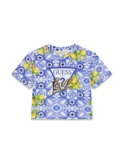 Guess T-Shirt J6GI03 K6YW4 Niebieski Relaxed Fit