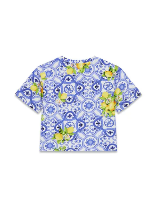 Guess T-Shirt J6GI03 K6YW4 Niebieski Relaxed Fit
