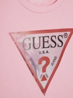 Guess T-Shirt J5GI34 K6YW4 Różowy Oversize