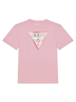 Guess T-Shirt J5GI34 K6YW4 Różowy Oversize