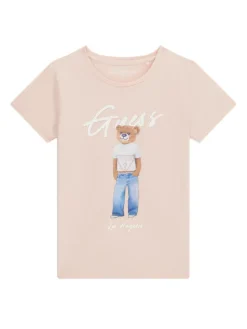 Guess T-Shirt J6GI04 K6YW4 Różowy Regular Fit