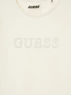 Guess T-Shirt J4RI49 J1314 Beżowy Regular Fit