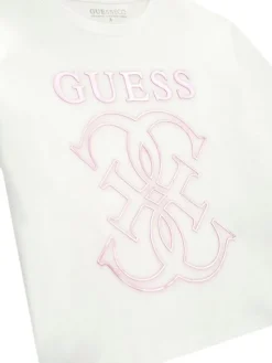Guess T-Shirt J6RI22 K8HM4 Biały Regular Fit