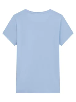 Guess T-Shirt J6RI10 K6YW4 Błękitny Regular Fit