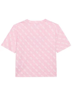 Guess T-Shirt J6RI08 K6YW4 Różowy Regular Fit