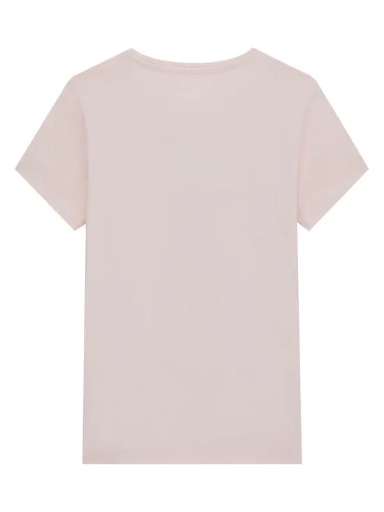 Guess T-Shirt J6RI10 K6YW4 Różowy Regular Fit