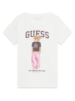 Guess T-Shirt J6YI08 K3710 Biały Regular Fit