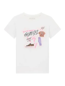 Guess T-Shirt J6YI02 K3667 Biały Regular Fit