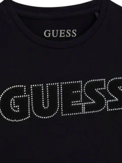 Guess T-Shirt J6YI12 2K4421 Czarny Regular Fit