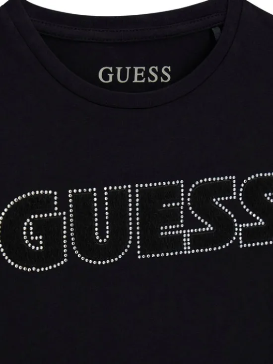 Guess T-Shirt J6YI12 2K4421 Czarny Regular Fit