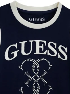 Guess T-Shirt J6YI25 K3757 Granatowy Regular Fit