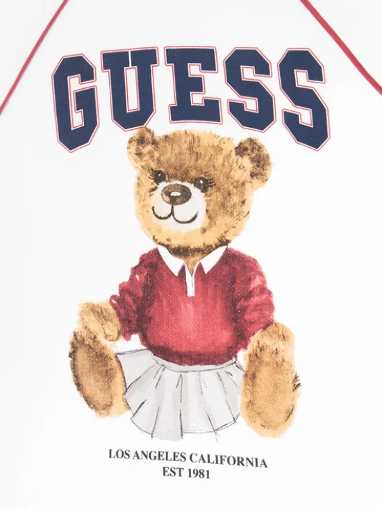 Guess T-Shirt J5YI21 K8HM4 Biały Regular Fit