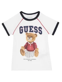 Guess T-Shirt J5YI21 K8HM4 Biały Regular Fit