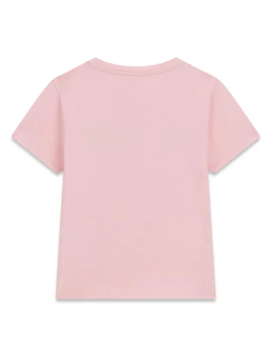 Guess T-Shirt J6YI12 2K4421 Różowy Regular Fit