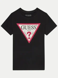 Guess T-Shirt J2YI51 K6YW1 Czarny Regular Fit