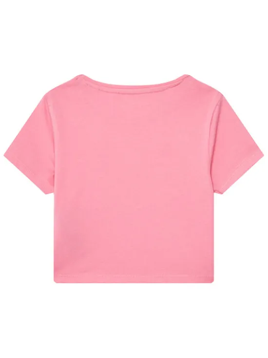 Guess T-Shirt J5YI08 K6YW4 Różowy Regular Fit