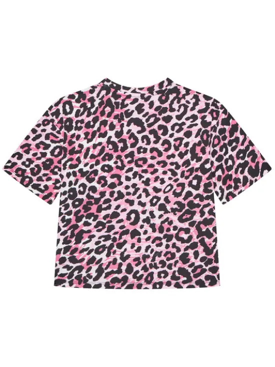 Guess T-Shirt J5YI07 K6YW4 Różowy Regular Fit
