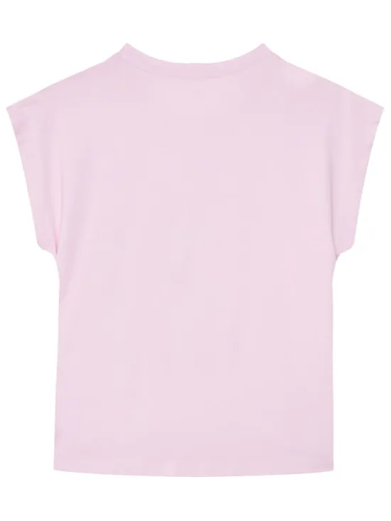 Guess T-Shirt K6GI18 K6YW4 Różowy Regular Fit