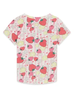Guess T-Shirt K6GI13 K6YW4 Różowy Regular Fit