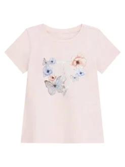 Guess T-Shirt K6RI21 K6YW4 Różowy Regular Fit