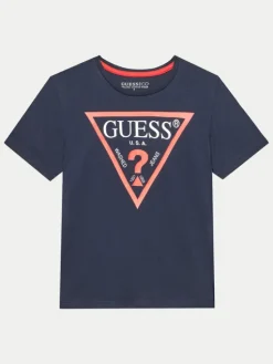 Guess T-Shirt L73I55 K8HM0 Niebieski Regular Fit