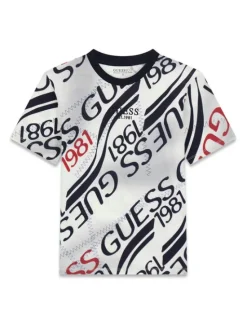 Guess T-Shirt L6RI04 K8HM4 Biały Oversize