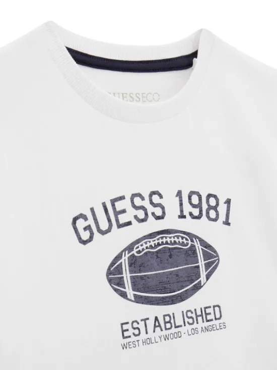 Guess T-Shirt L6YI05 K3711 Biały Regular Fit