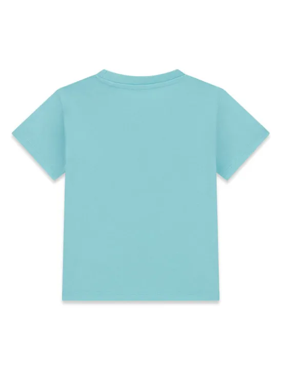 Guess T-Shirt N6GI09 K8HM4 Niebieski jasny Regular Fit