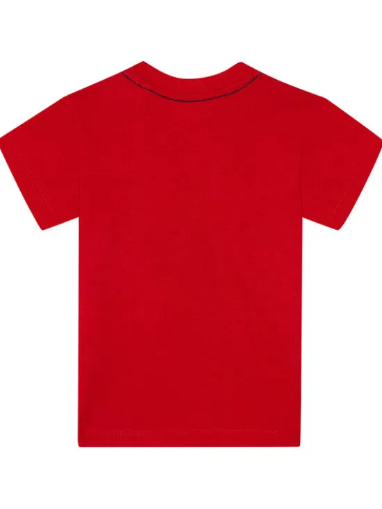 Guess T-Shirt N73I55 K8HM0 Czerwony Regular Fit