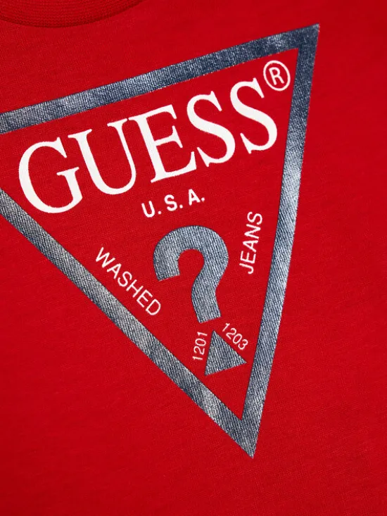 Guess T-Shirt N73I55 K8HM0 Czerwony Regular Fit
