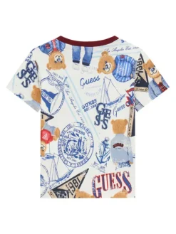 Guess T-Shirt N6RI04 K8HM4 Kolorowy Regular Fit