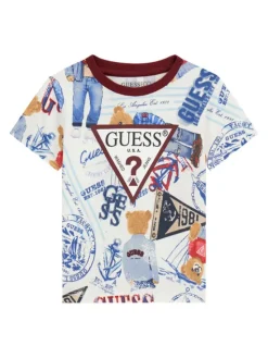 Guess T-Shirt N6RI04 K8HM4 Kolorowy Regular Fit