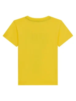 Guess T-Shirt N6RI05 K8HM4 Żółty Regular Fit