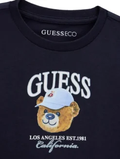 Guess T-Shirt N6YI13 K3801 Granatowy Regular Fit